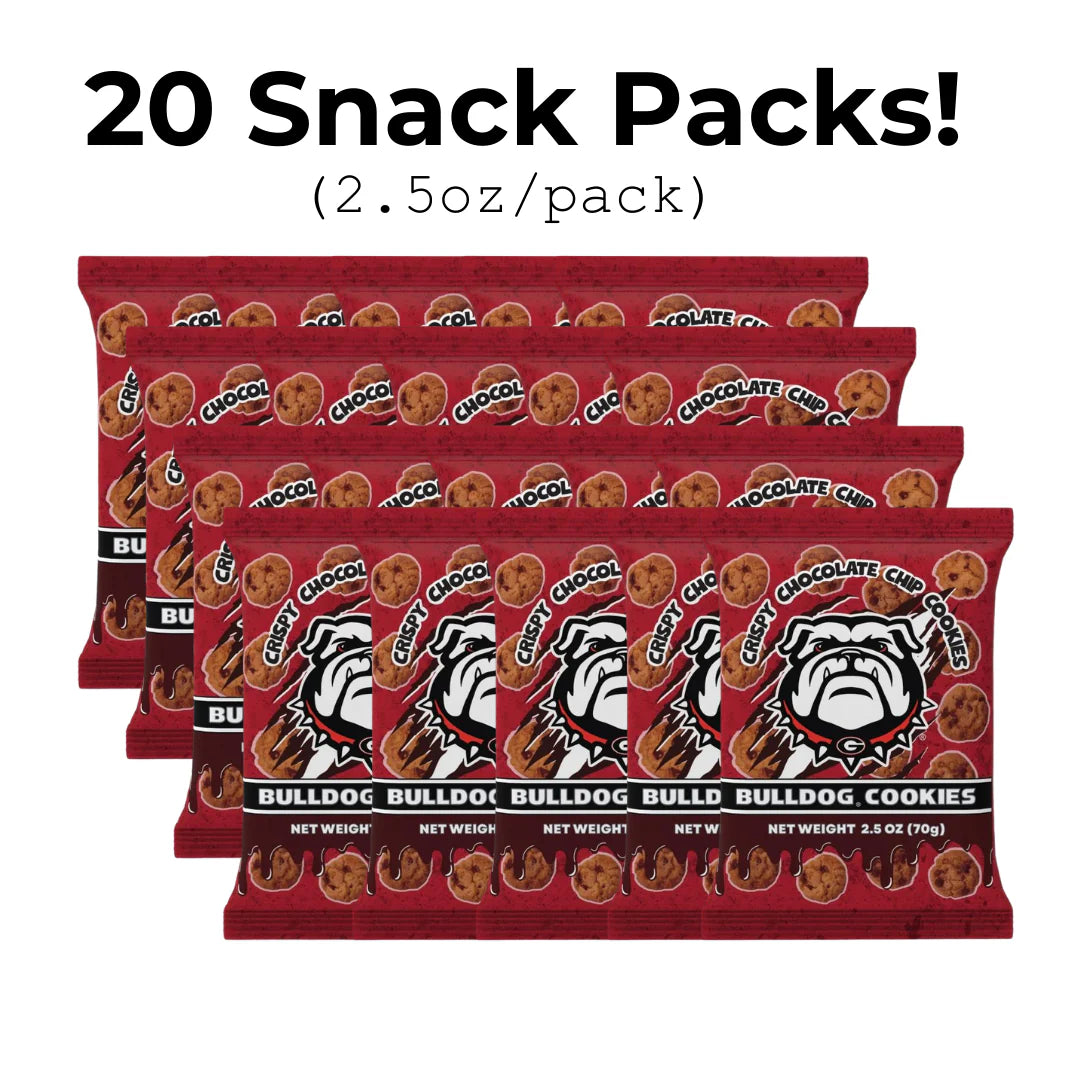 Bulldog Cookie Bites - 20X (2.5oz) Snack Packs!
