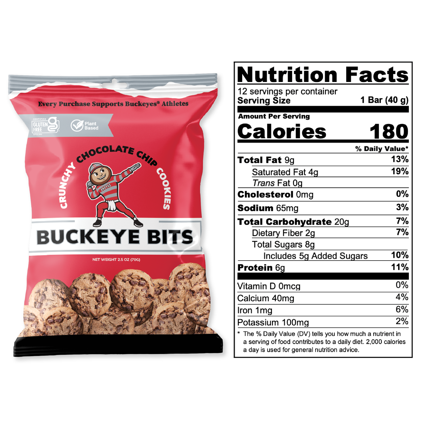 Buckeye Cookie Bites - 20X (2.5oz) Snack Packs!