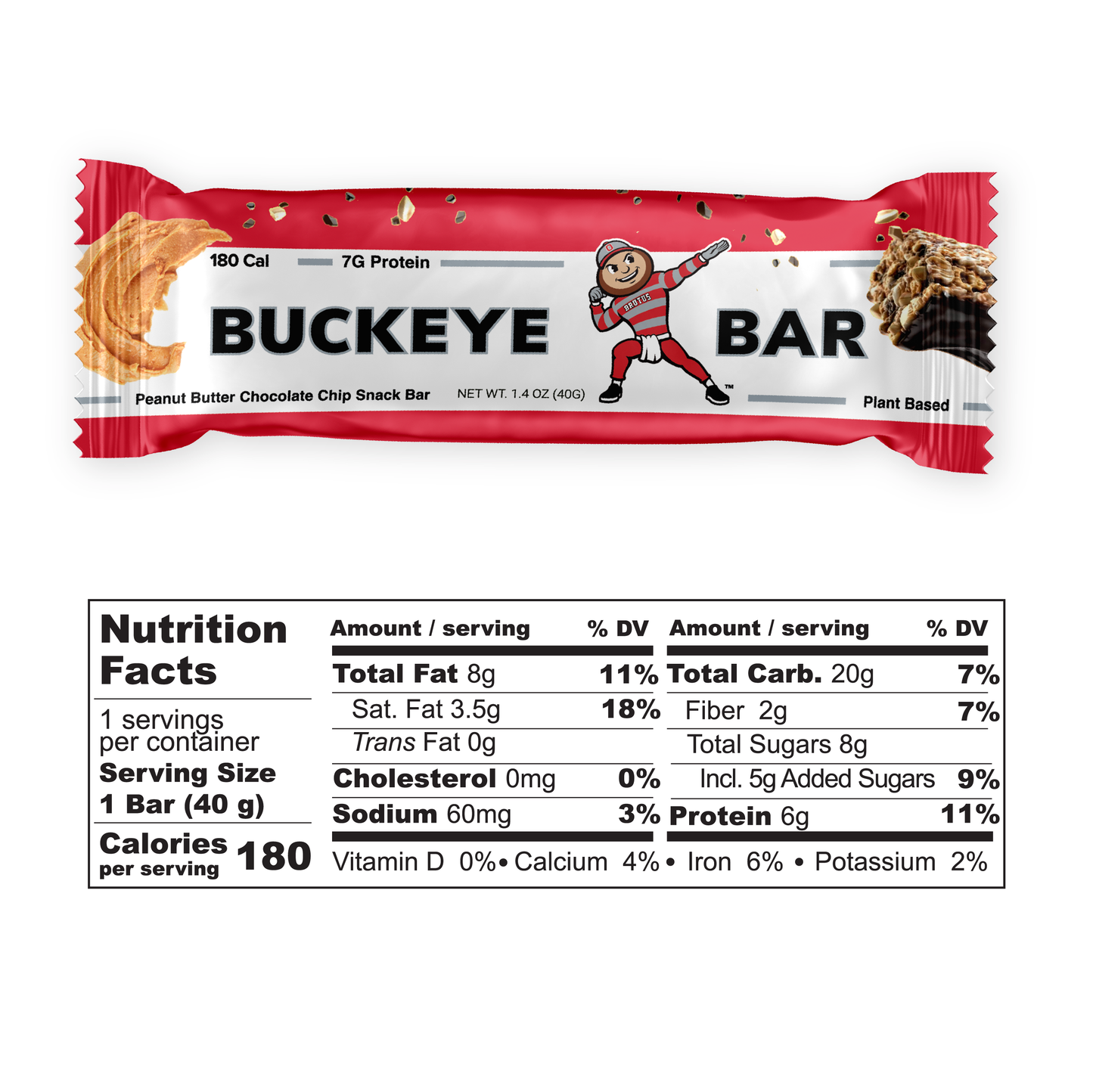 Buckeye Bars - 12X (1.4oz)